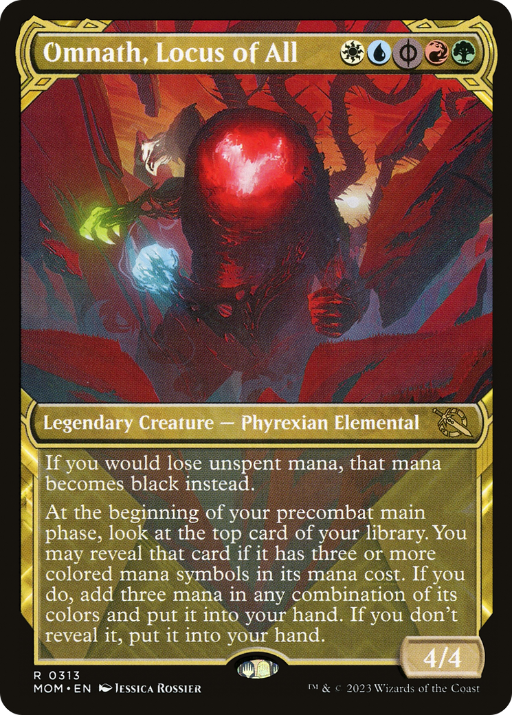 Image of Omnath, Locus of All (Showcase) (MOM-313) - March of the Machine: (Showcase)