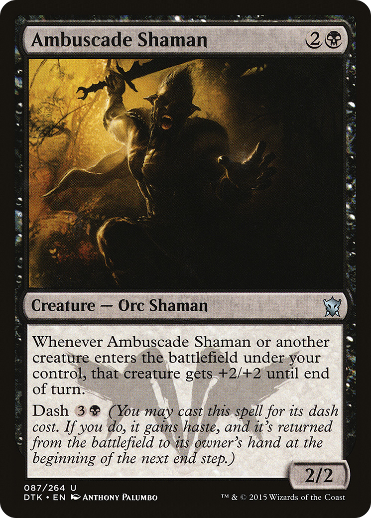 Image of Ambuscade Shaman (DTK-087) - Dragons of Tarkir Foil
