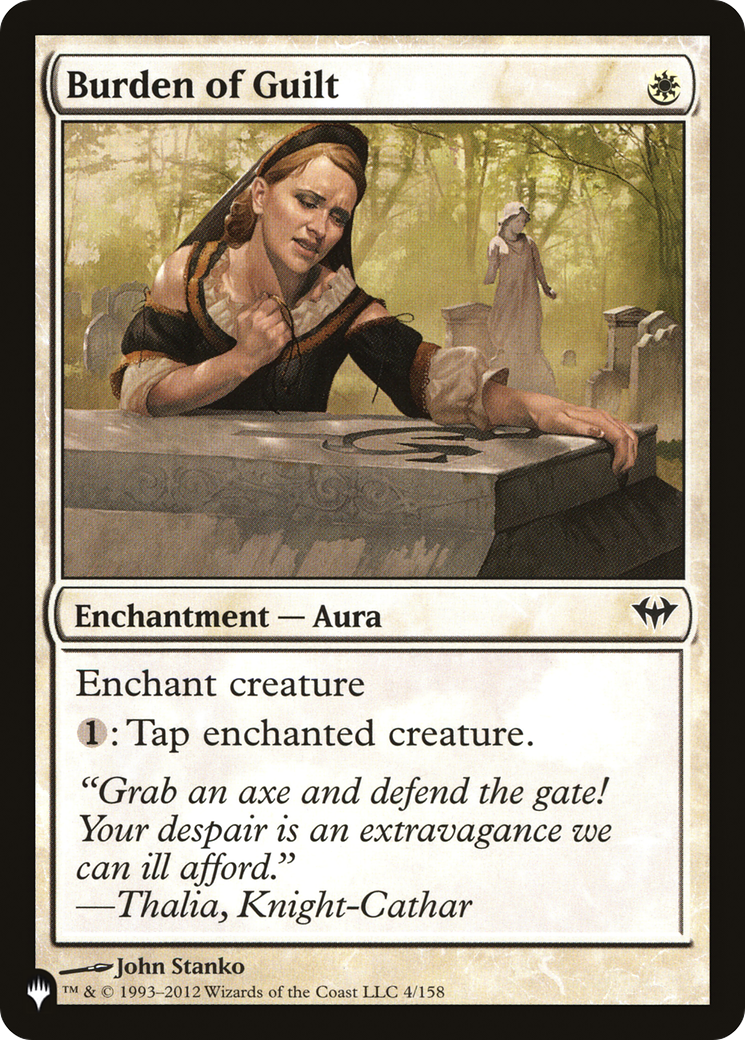 Image of Burden of Guilt (LIST-DKA-4) - The List