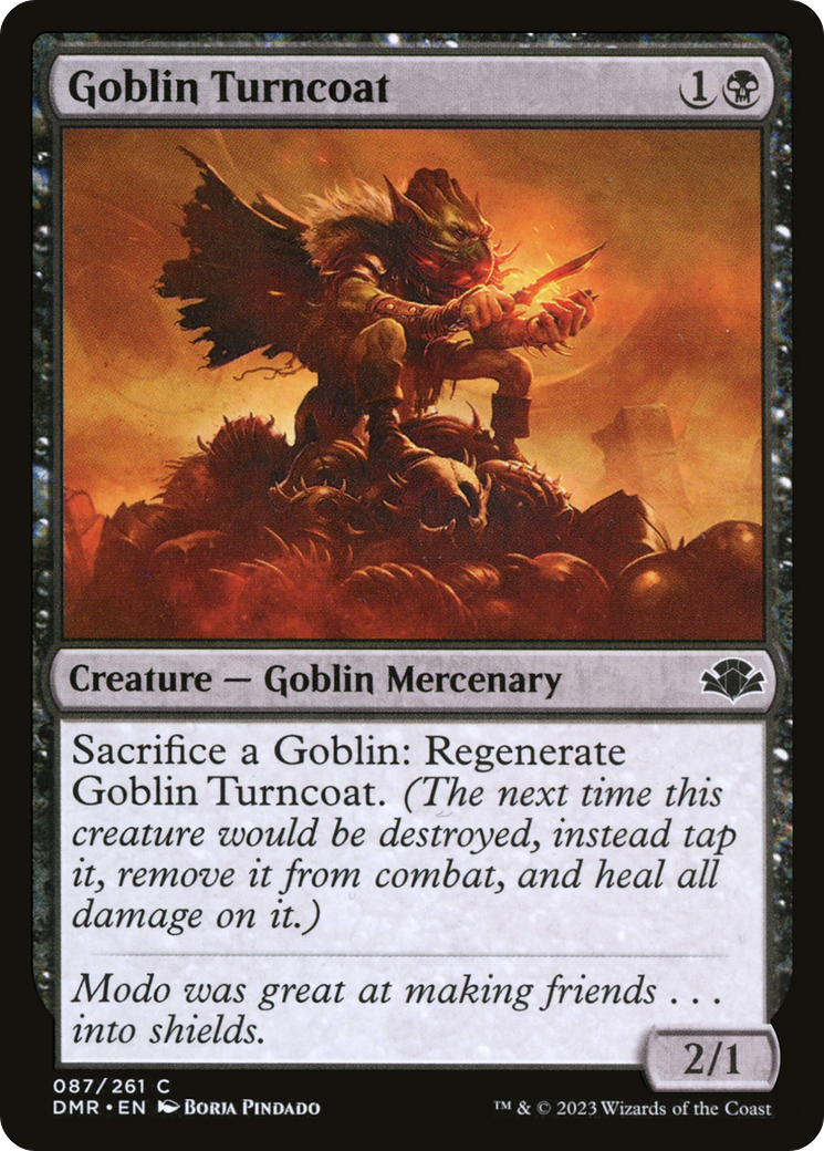 Image of Goblin Turncoat (DMR-087) - Dominaria Remastered