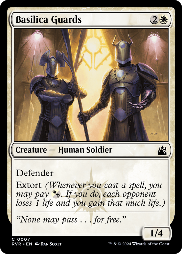 Image of Basilica Guards (RVR-007) - Ravnica Remastered