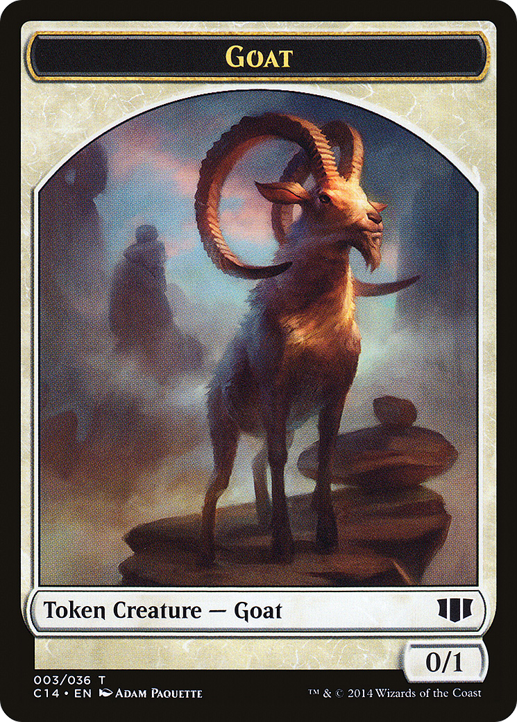 Image of Goat (TC14-003) - Commander 2014 Tokens