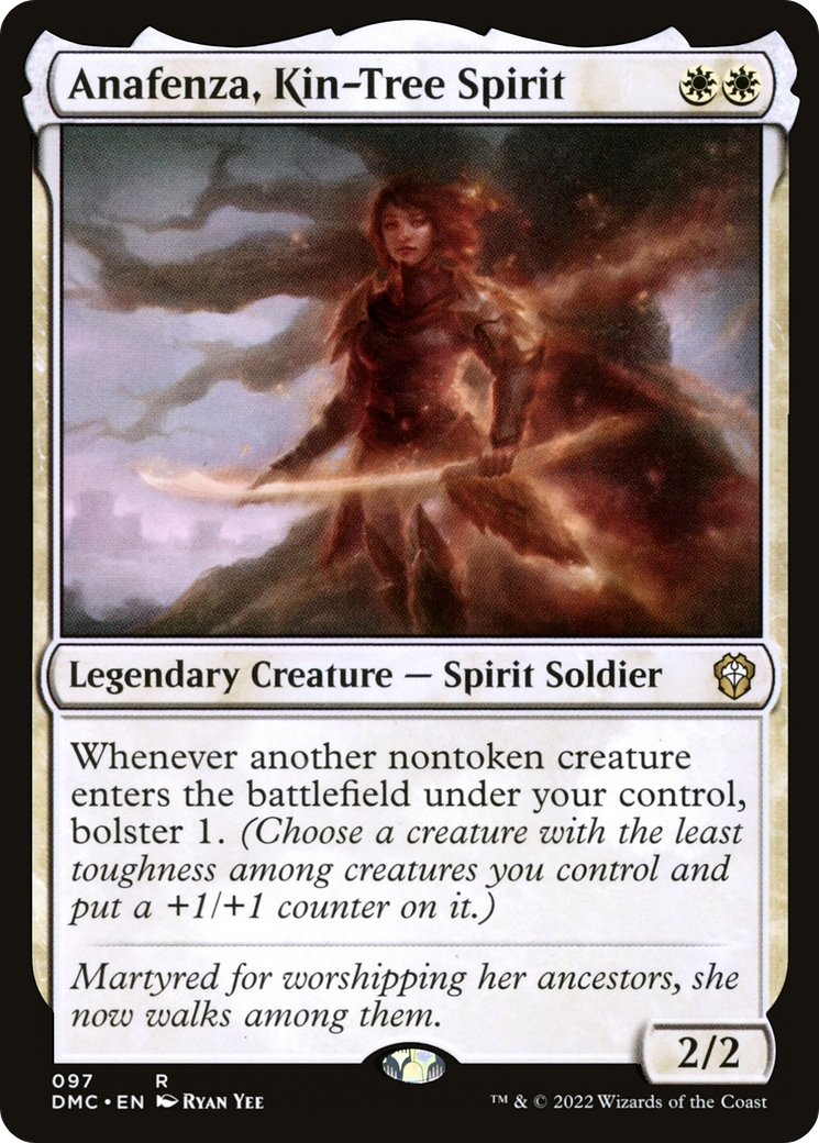 Image of Anafenza, Kin-Tree Spirit (DMC-097) - Dominaria United Commander
