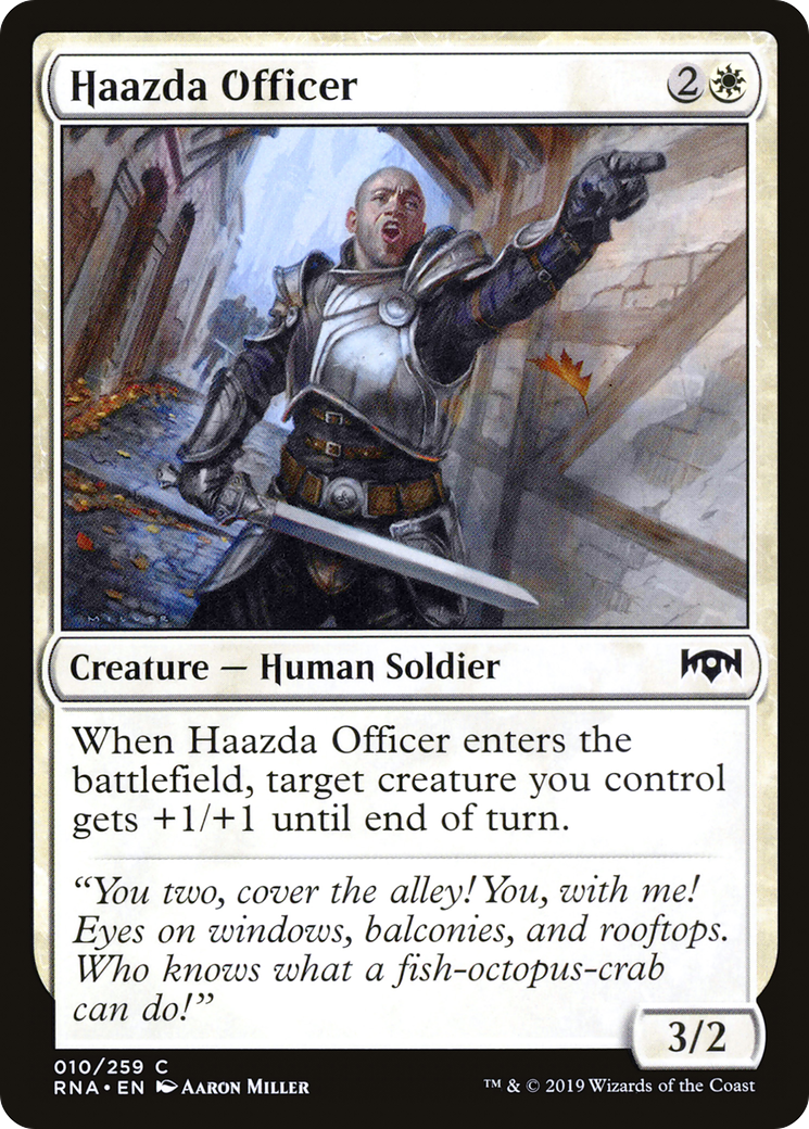 Image of Haazda Officer (RNA-010) - Ravnica Allegiance