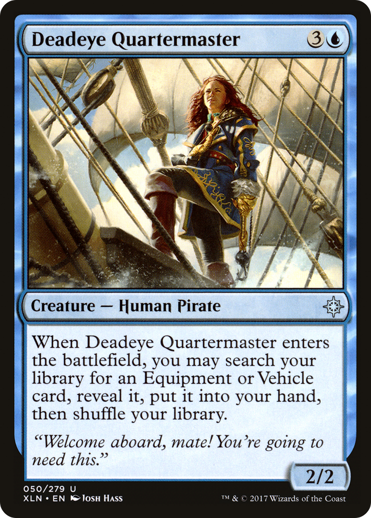 Image of Deadeye Quartermaster (XLN-050) - Ixalan Foil