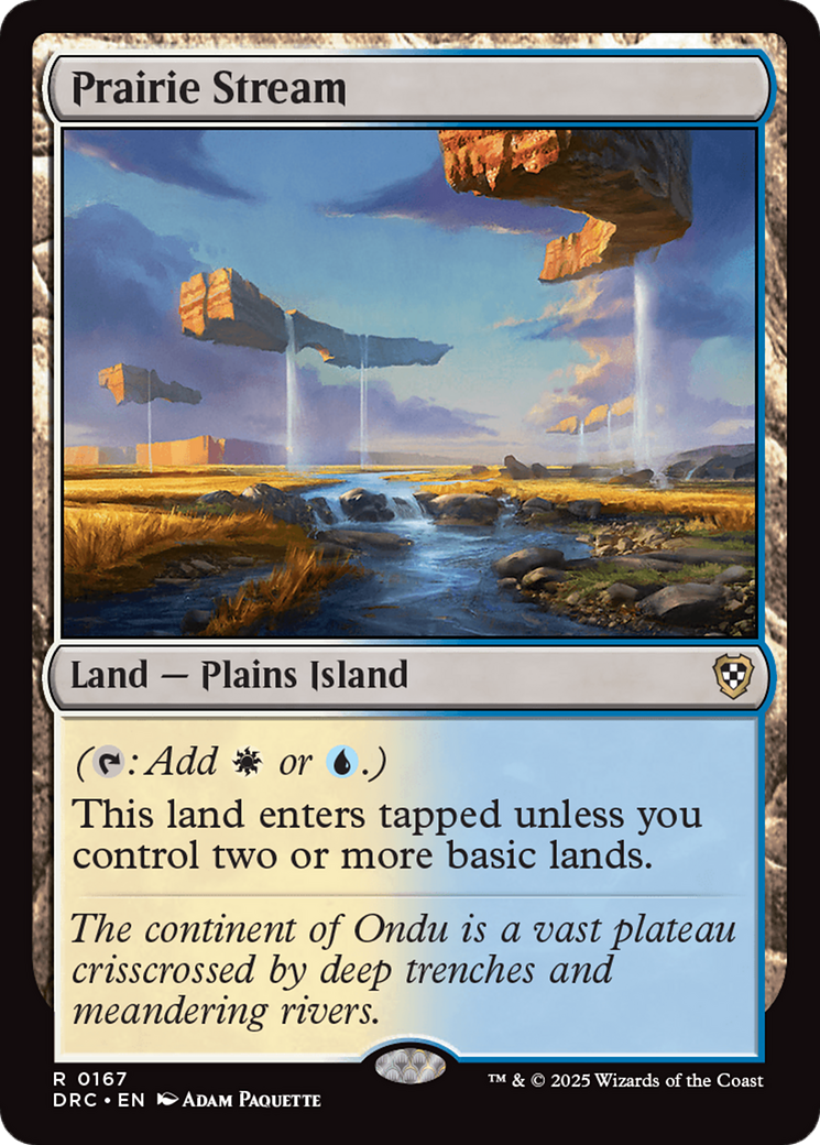Image of Prairie Stream (DRC-167) - Commander: Aetherdrift