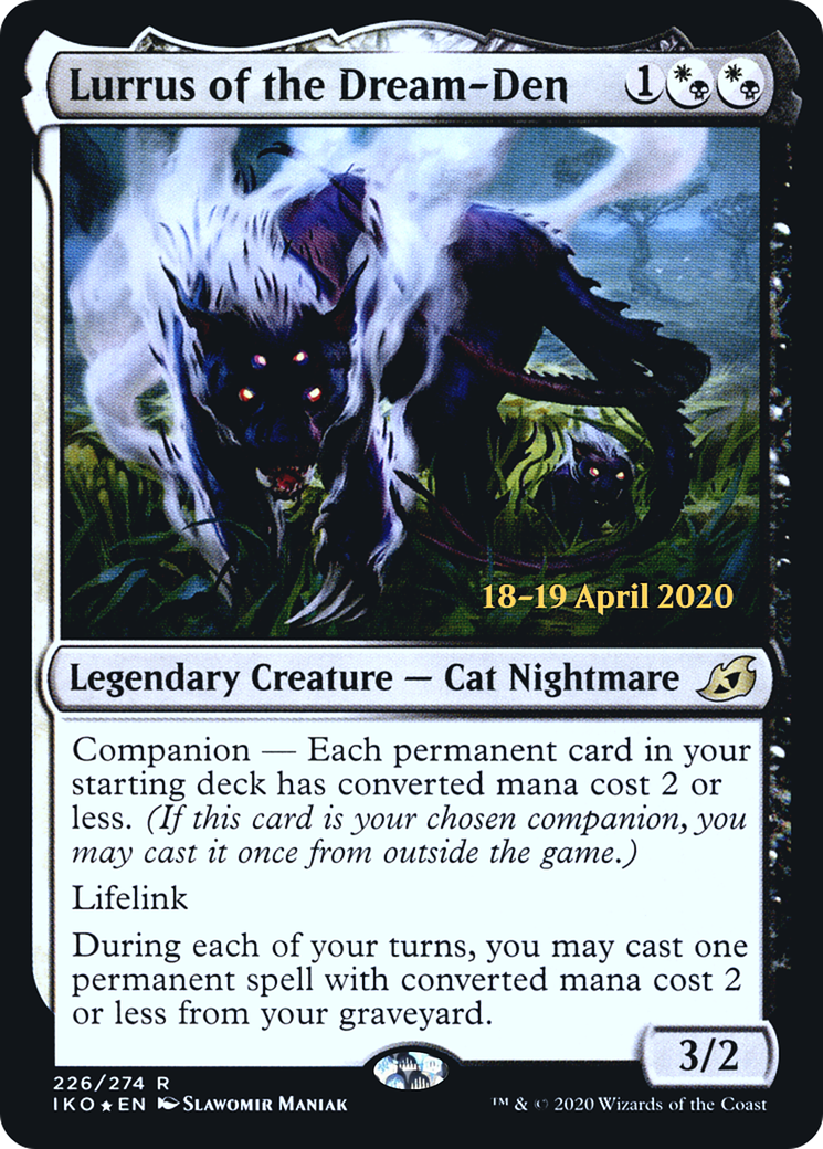 Image of Lurrus of the Dream-Den (PRE-226S) - Ikoria: Lair of Behemoths Promos: (companion) Foil