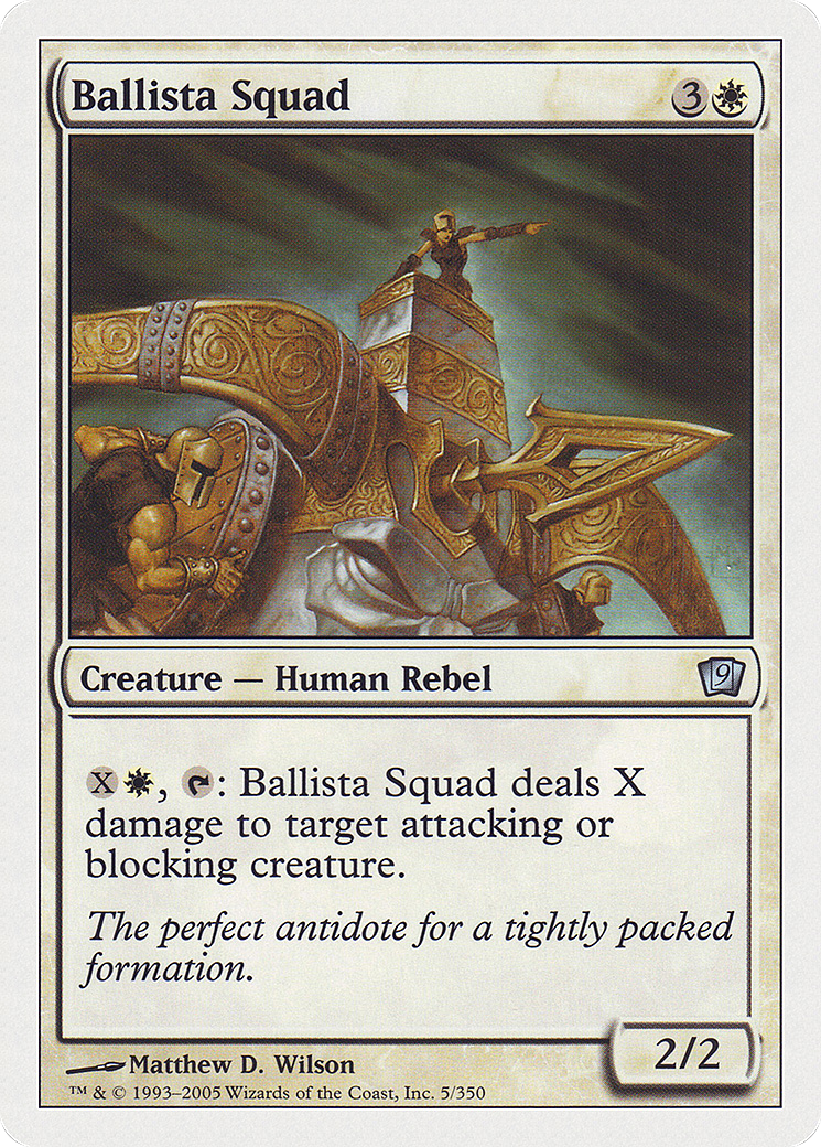 Image of Ballista Squad (9ED-05★) - 9th Edition Foil