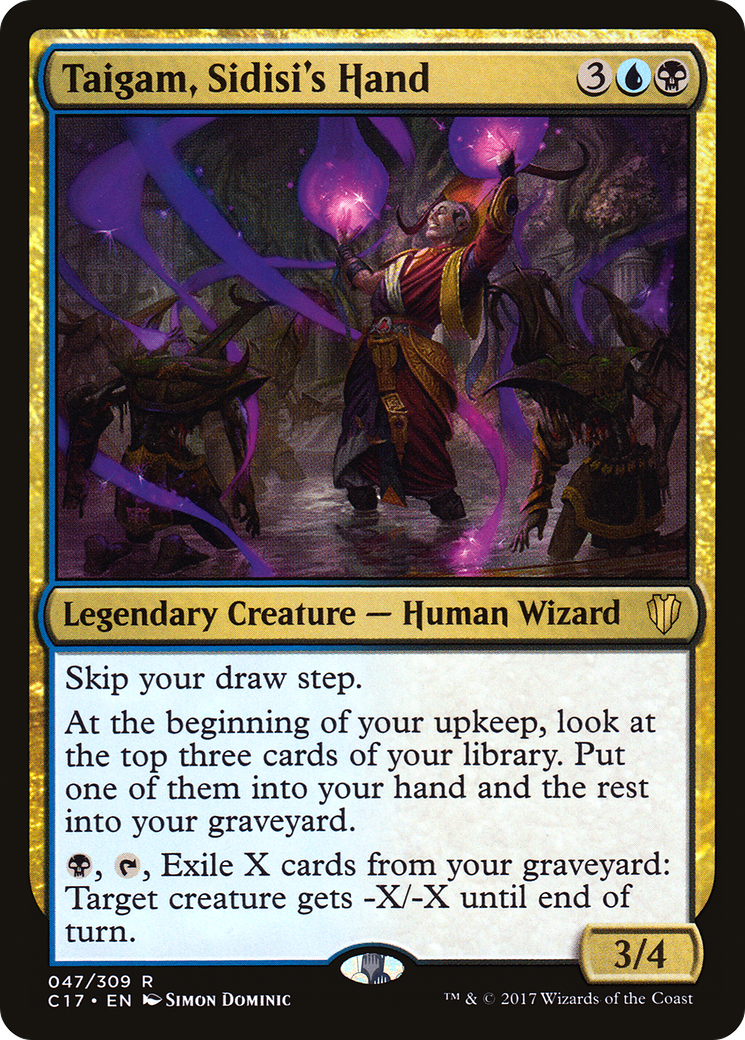 Image of Taigam, Sidisi's Hand (C17-047) - Commander 2017