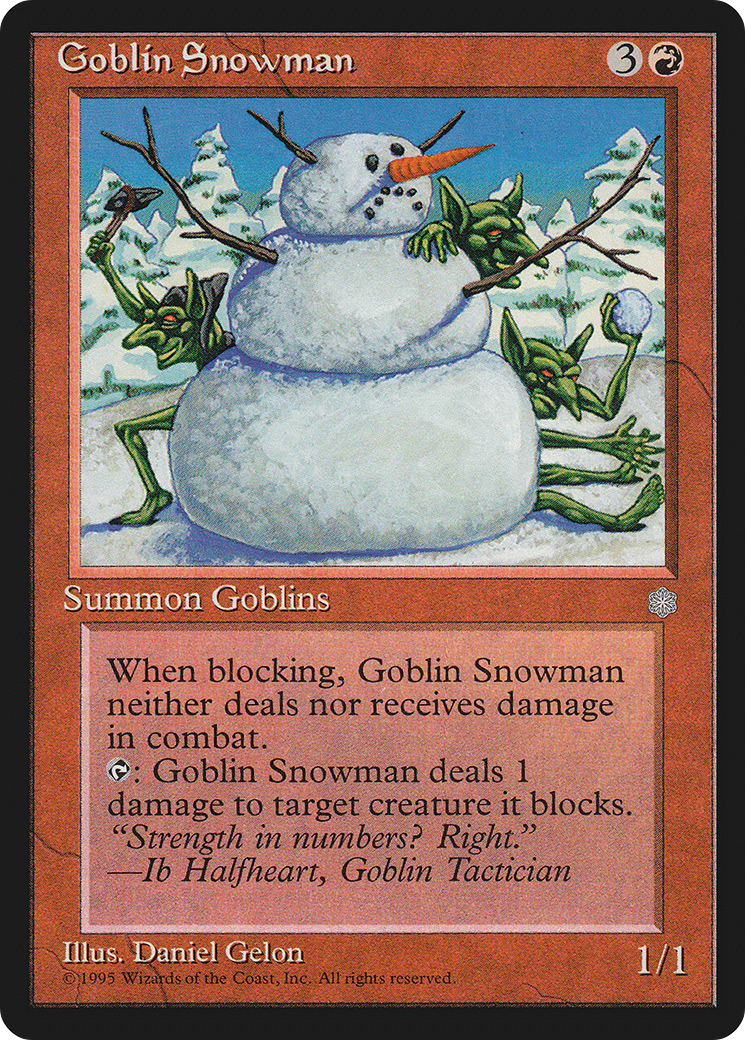 Image of Goblin Snowman (ICE-) - Ice Age