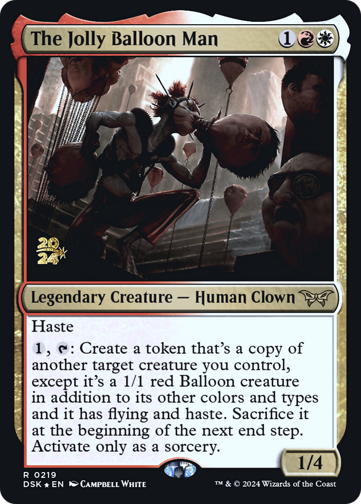 Image of The Jolly Balloon Man (PRE-219) - Duskmourn: House of Horror Promos Foil