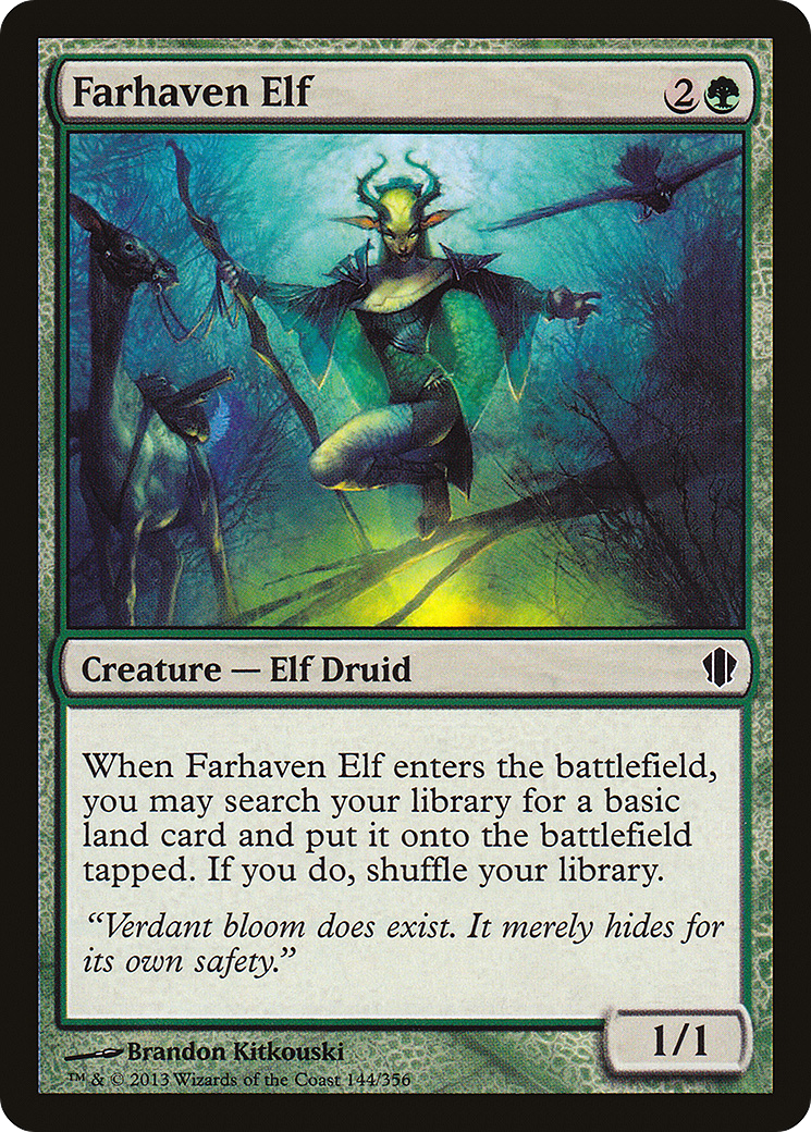 Image of Farhaven Elf (C13-144) - Commander 2013