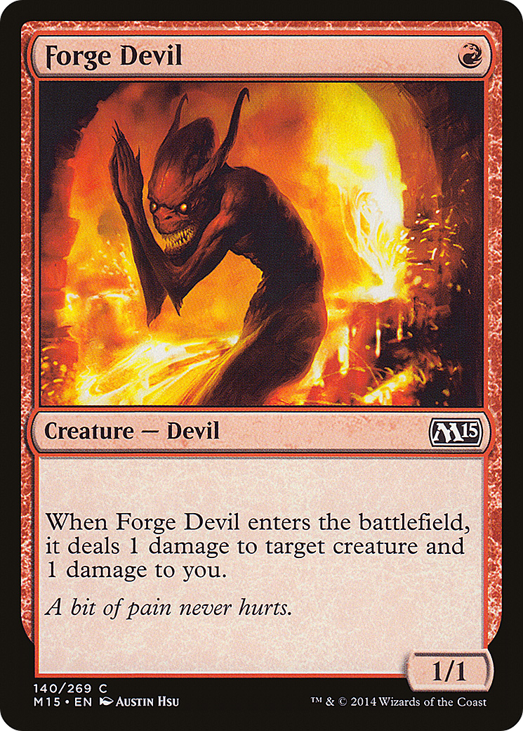 Image of Forge Devil (M15-140) - Magic 2015 Foil