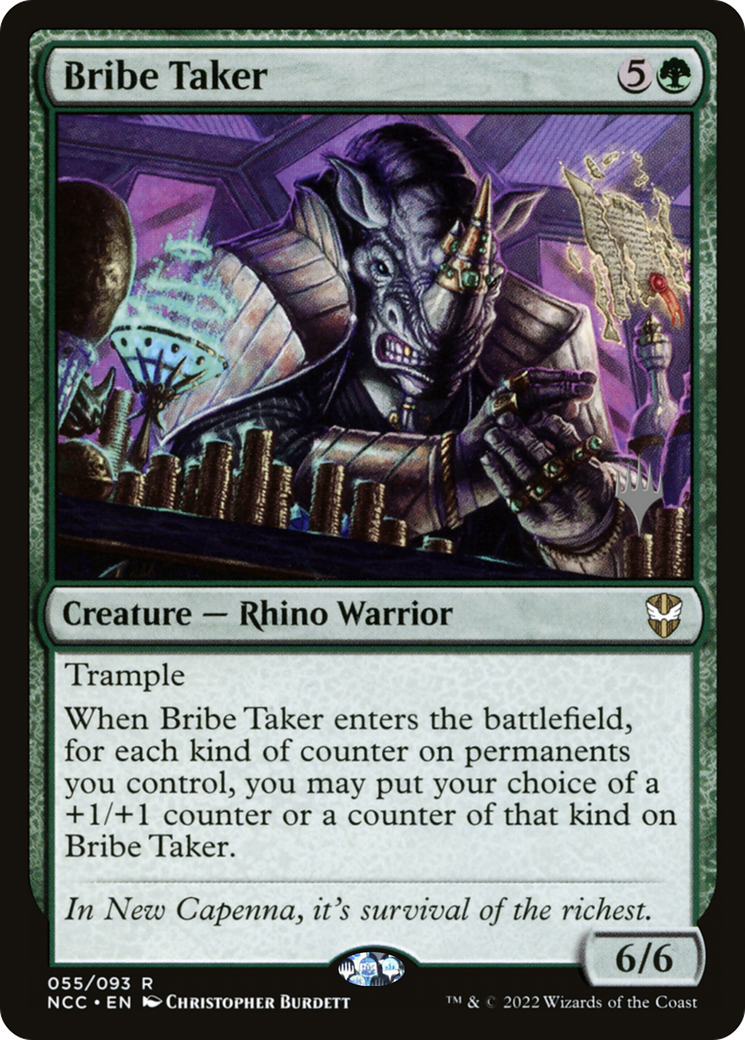 Image of Bribe Taker (PPSNC-055) - New Capenna Commander Promos Foil