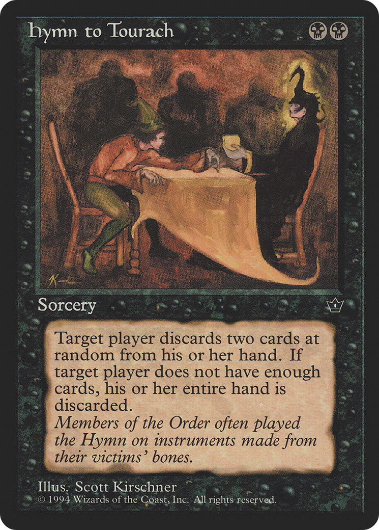 Image of Hymn to Tourach (Table) (FEM-) - Fallen Empires