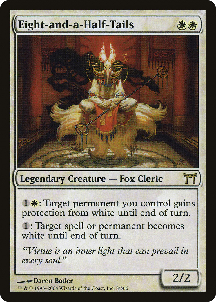 Image of Eight-and-a-Half-Tails (CHK-008) - Champions of Kamigawa