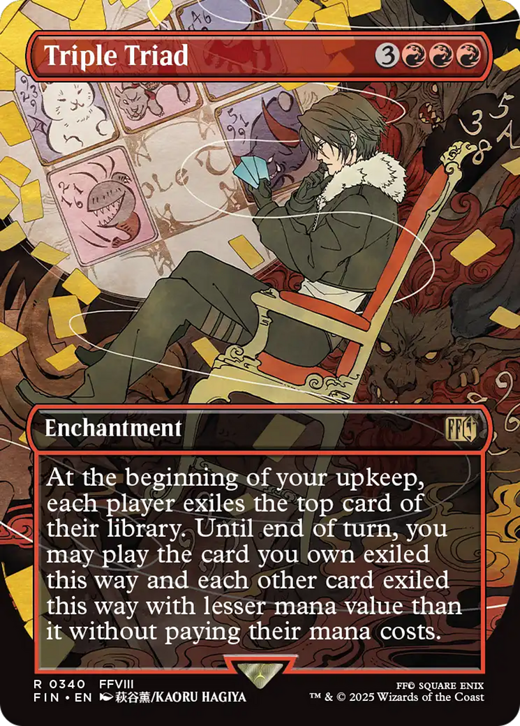 Image of Triple Triad (Borderless) (FIN-340) - FINAL FANTASY: (enchantment) (Borderless)
