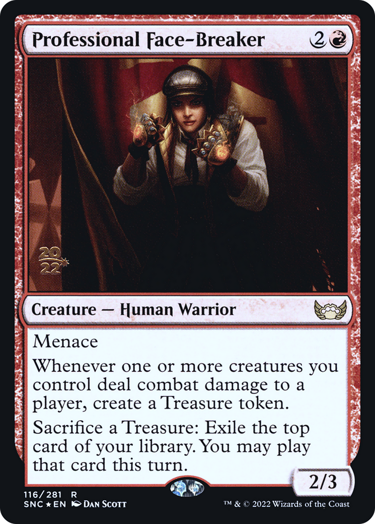 Image of Professional Face-Breaker (PRE-116) - Streets of New Capenna Promos Foil