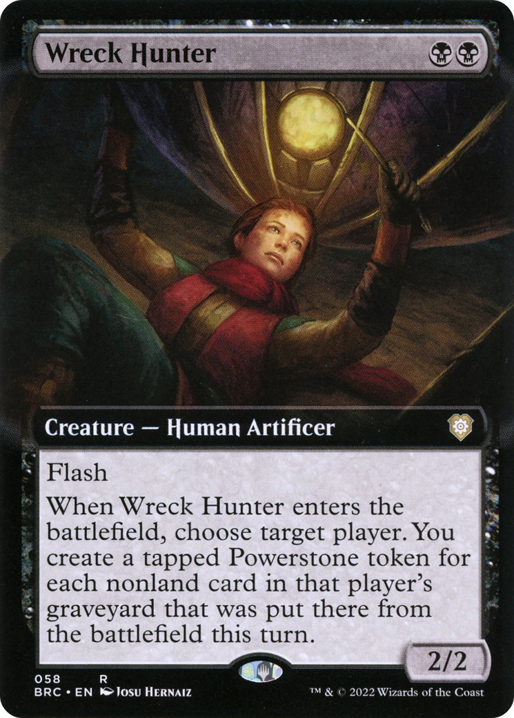 Image of Wreck Hunter (Extended Art) (BRC-058) - The Brothers' War Commander: (Extended Art)