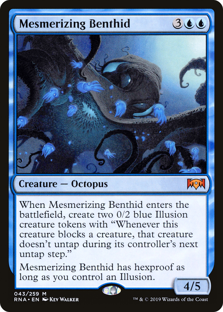 Image of Mesmerizing Benthid (RNA-043) - Ravnica Allegiance Foil