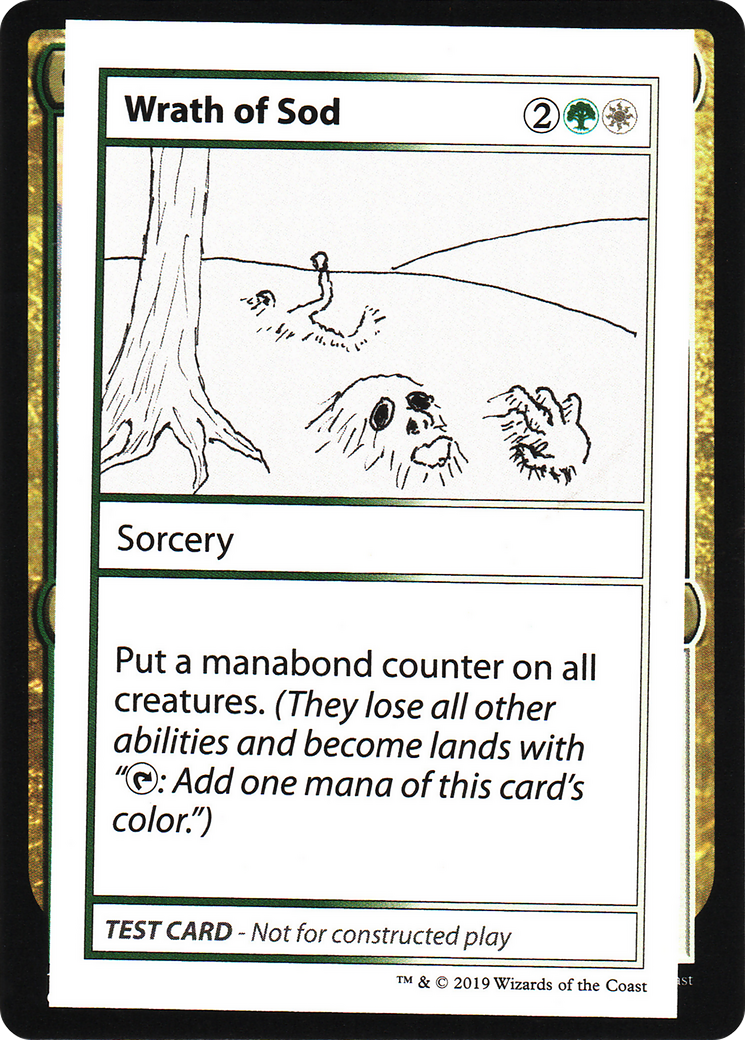 Image of Wrath of Sod (No PW Symbol) (CMB1-) - Mystery Booster Playtest Cards 2021