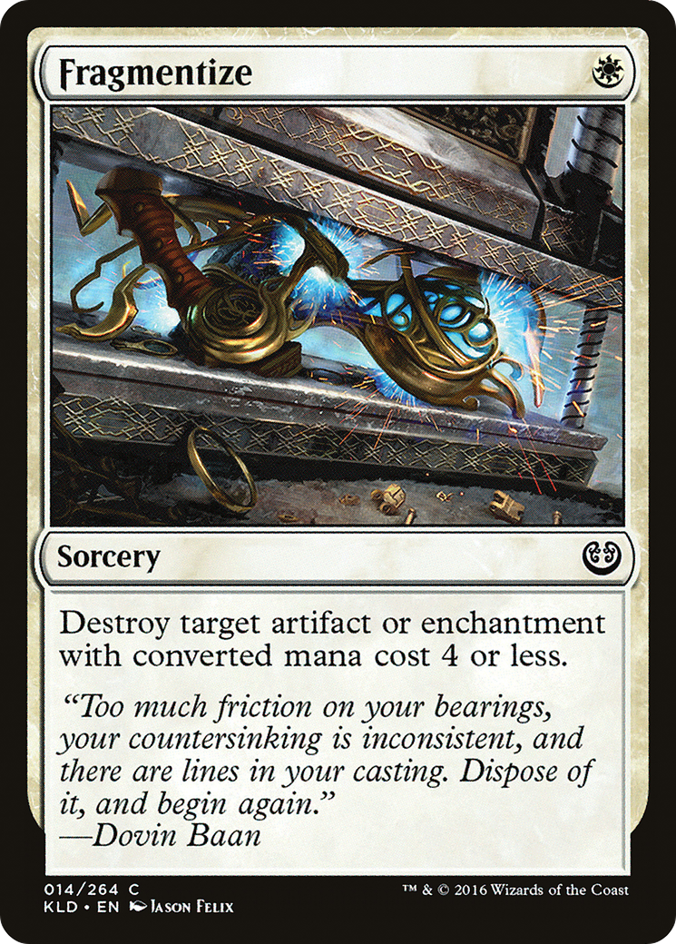 Image of Fragmentize (KLD-014) - Kaladesh Foil