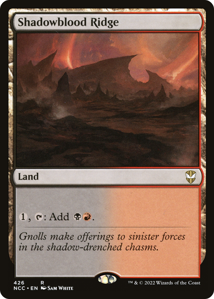 Image of Shadowblood Ridge (NCC-426) - New Capenna Commander