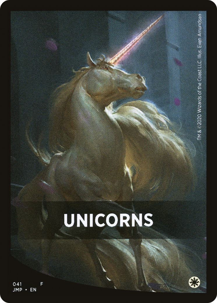 Image of Unicorns Theme Card (JMP-041) - Jumpstart Front Cards