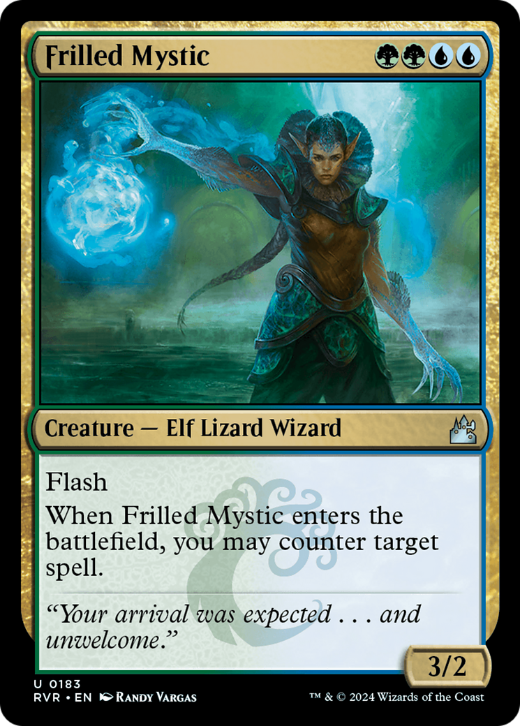 Image of Frilled Mystic (RVR-183) - Ravnica Remastered