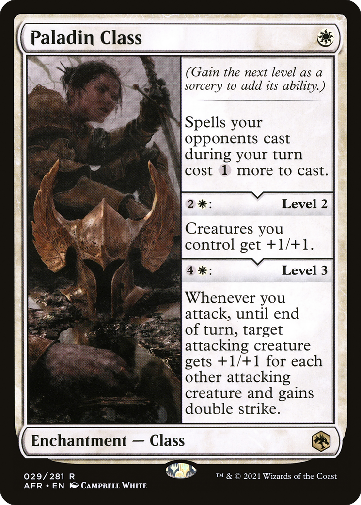 Image of Paladin Class (AFR-029) - Adventures in the Forgotten Realms