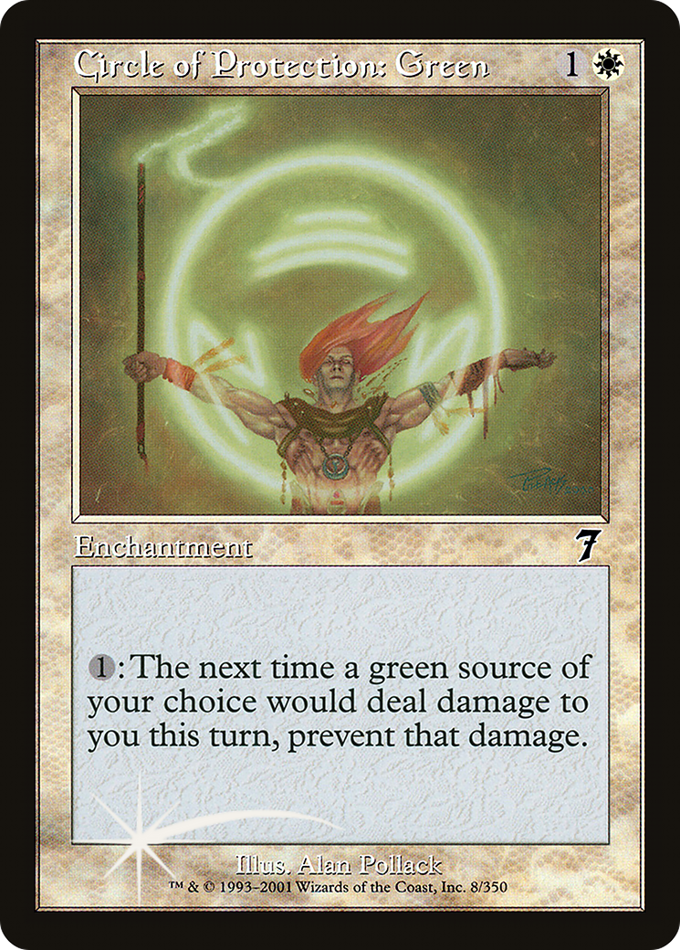 Image of Circle of Protection: Green (7ED-008) - 7th Edition