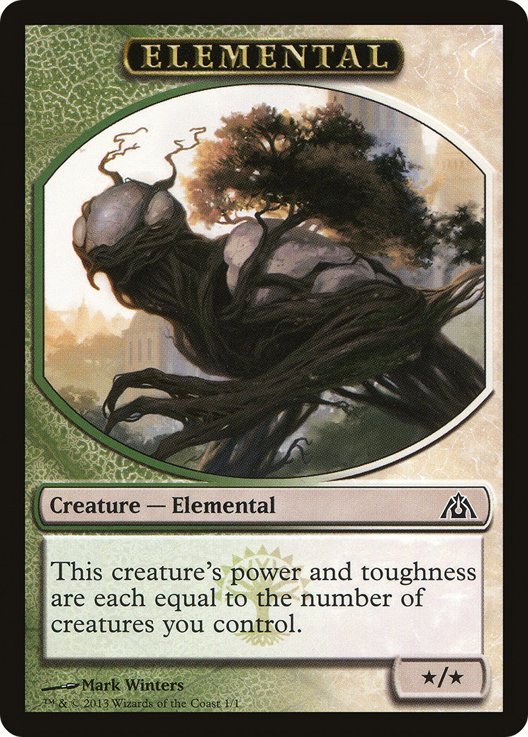 Image of Elemental Token (DGM-001) - Dragon's Maze Tokens