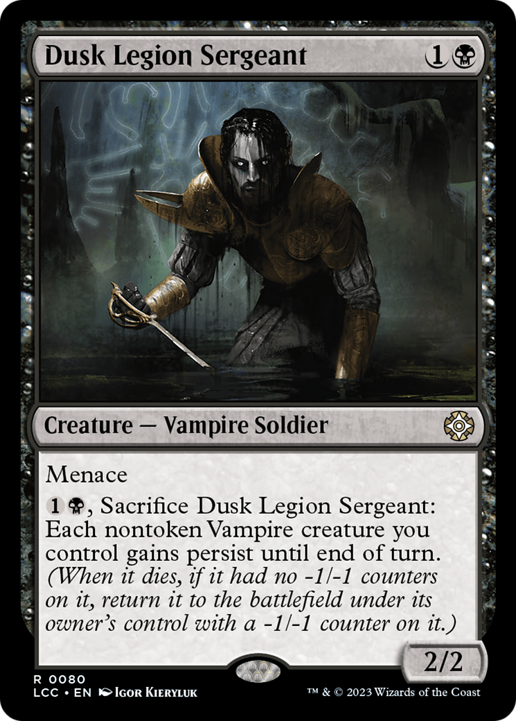 Image of Dusk Legion Sergeant (LCC-080) - The Lost Caverns of Ixalan Commander