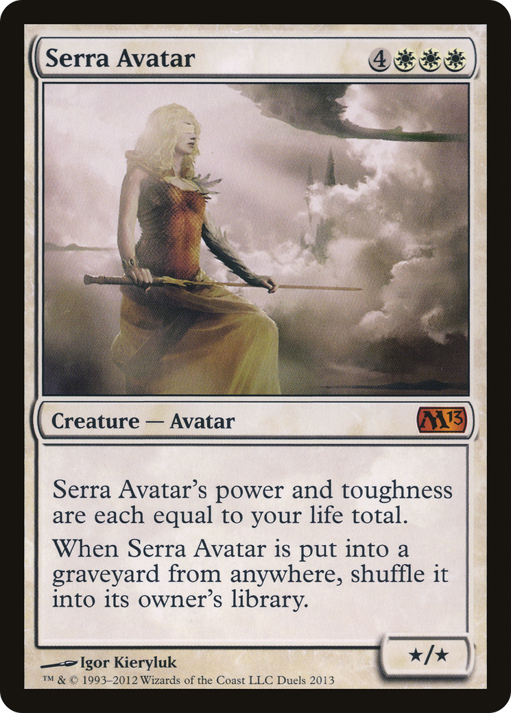 Image of Serra Avatar (MEDIA-002) - Duels of the Planeswalkers 2013 Promos