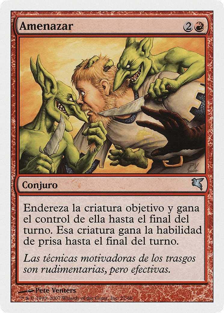 Image of Threaten (Spanish) - 
