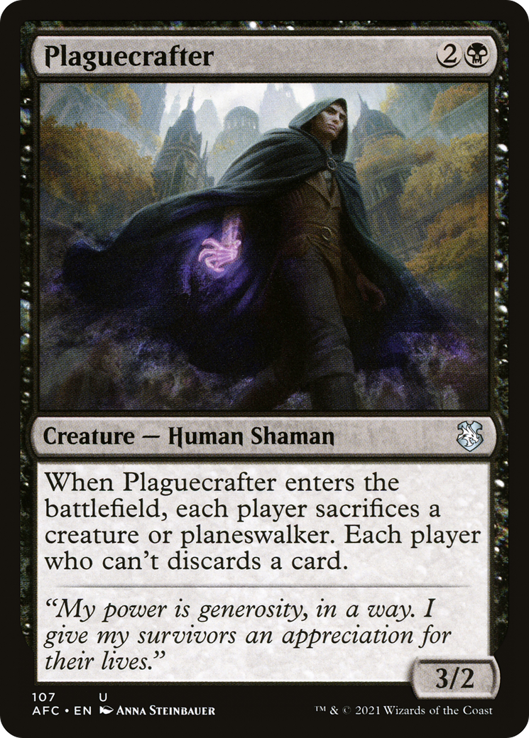 Image of Plaguecrafter (AFC-107) - Forgotten Realms Commander