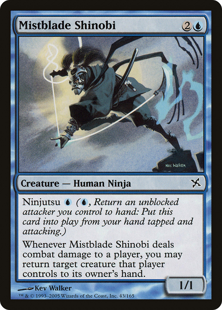 Image of Mistblade Shinobi (BOK-043) - Betrayers of Kamigawa