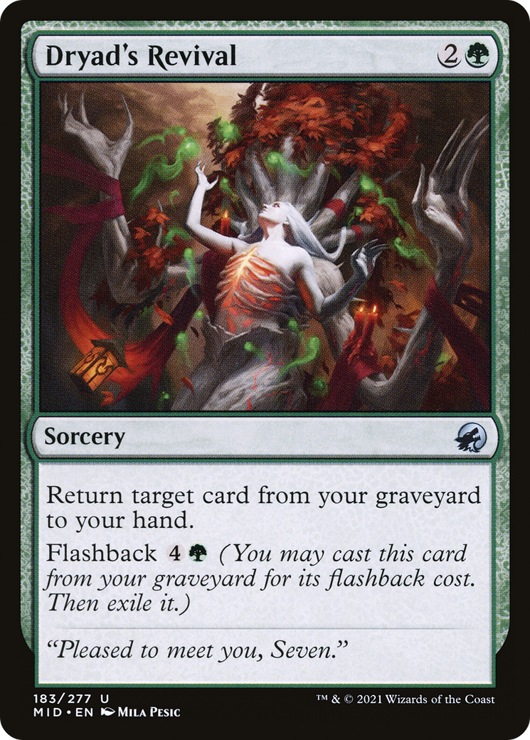 Image of Dryad's Revival (MID-183) - Innistrad: Midnight Hunt