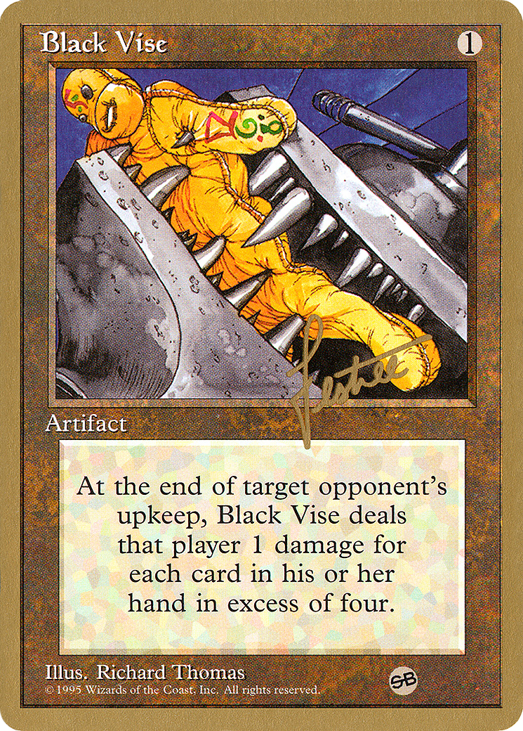 Image of Black Vise - 1996 Bertrand Lestree (4ED) (SB) (WCD-) - Pro Tour Collector Set