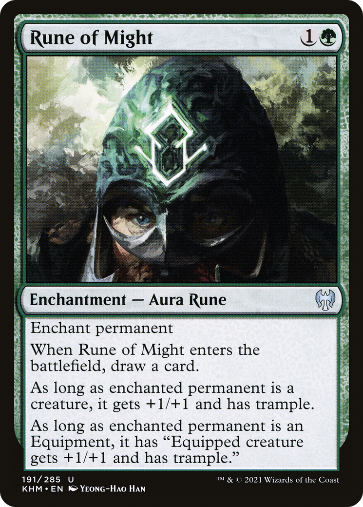 Image of Rune of Might (KHM-191) - Kaldheim Foil