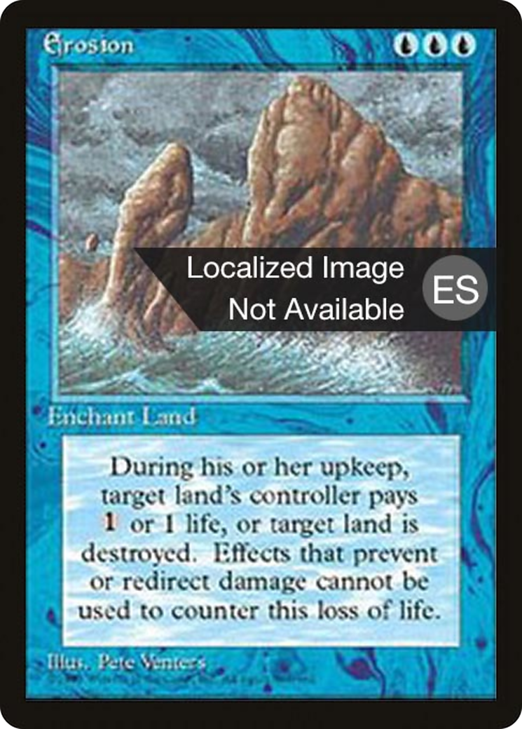 Image of Erosion (4BB-) - Fourth Edition Foreign Black Border