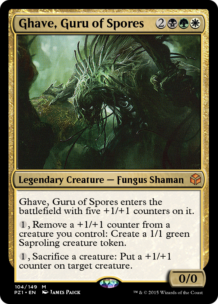 Image of Ghave, Guru of Spores (PZ1-104) - Legendary Cube Prize Pack Foil