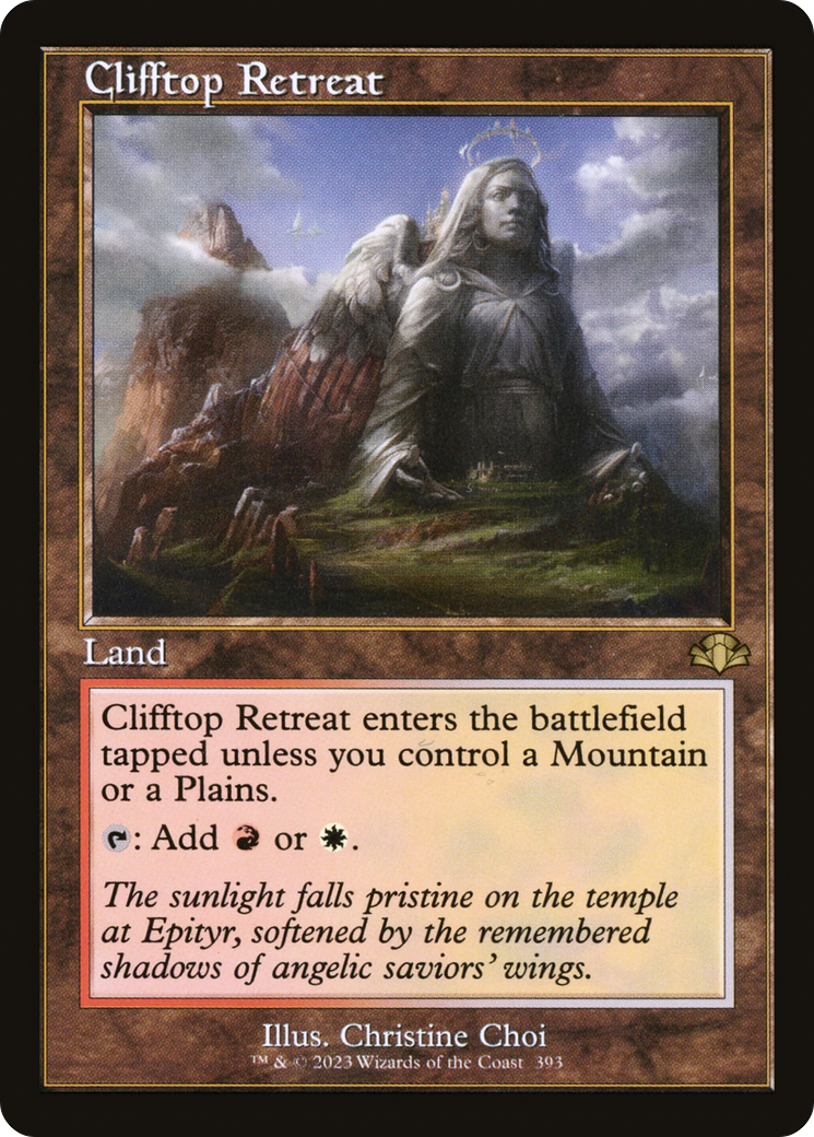 Image of Clifftop Retreat (Retro Frame) (DMR-393) - Dominaria Remastered Foil