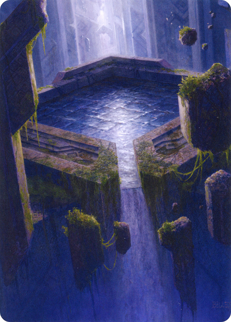Image of Morphic Pool // Morphic Pool (AZNR-032) - Zendikar Rising Art Series (Borderless) Foil