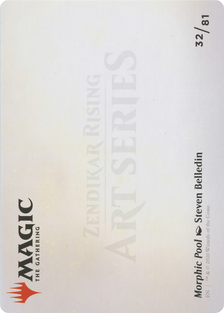 Image of Morphic Pool // Morphic Pool (AZNR-032) - Zendikar Rising Art Series (Borderless) Foil