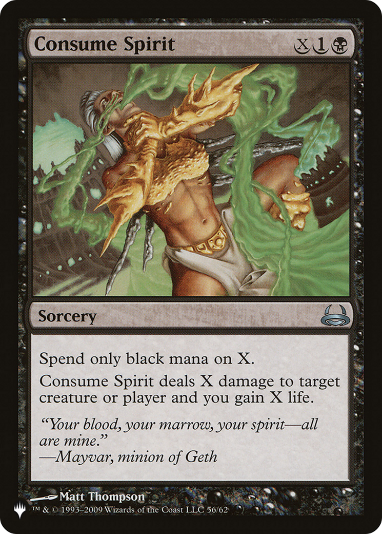 Image of Consume Spirit (LIST-DDC-56) - The List