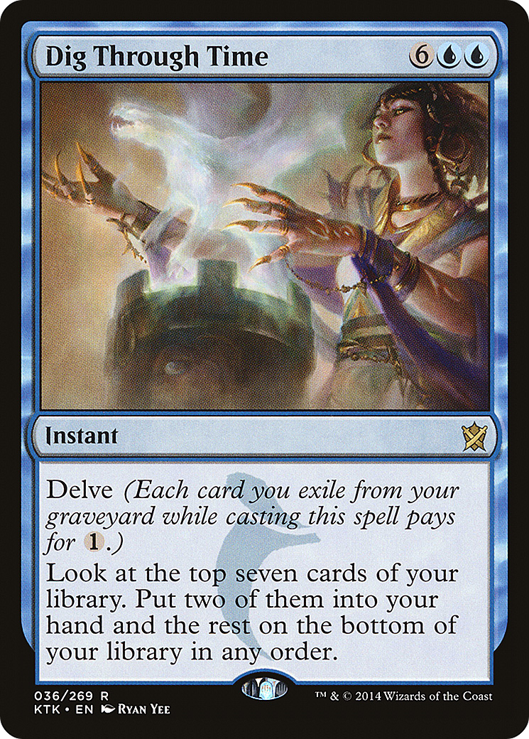 Image of Dig Through Time (KTK-036) - Khans of Tarkir Foil