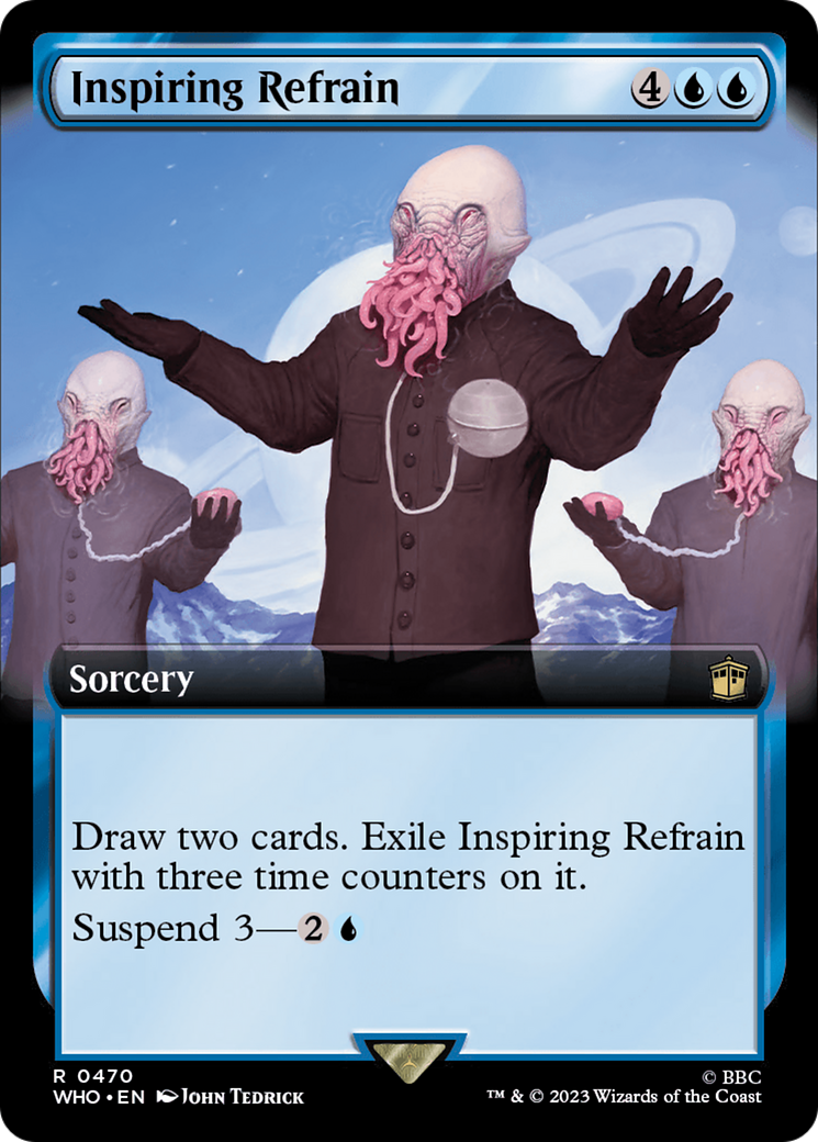 Image of Inspiring Refrain (Extended Art) (WHO-470) - Doctor Who: (Extended Art) Foil