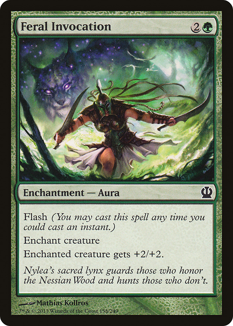 Image of Feral Invocation (THS-158) - Theros