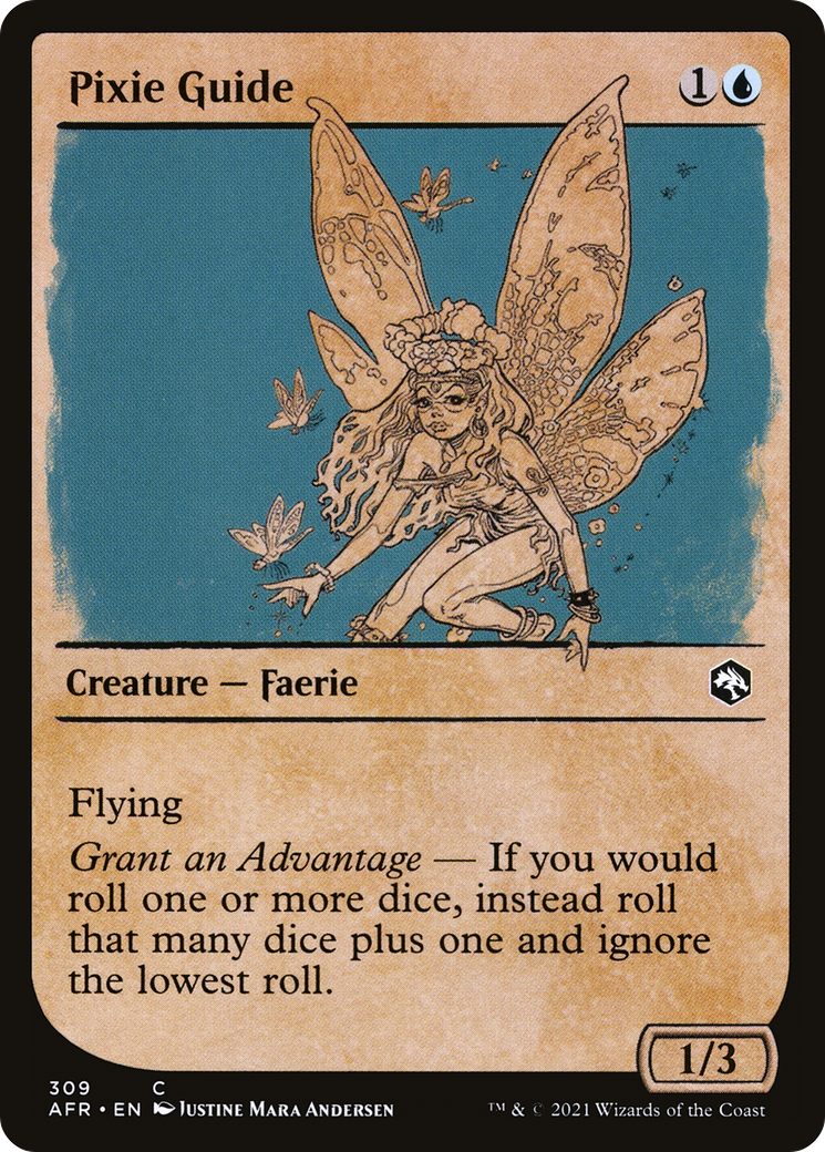 Image of Pixie Guide (Showcase) (AFR-309) - Adventures in the Forgotten Realms: (Showcase) Foil